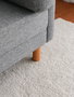 Atelier Del Sofa Nordi Sofá de 3 Plazas de Madera - Gris